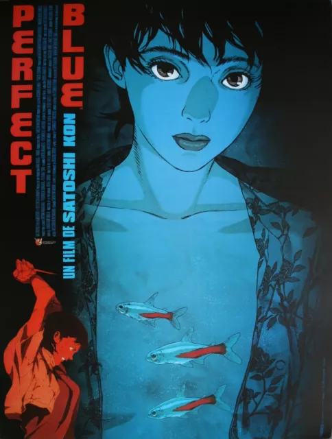 PERFECT BLUE Affiche Cinéma ROULEE 53x40 Movie Poster 1997 Manga Satoshi Kon