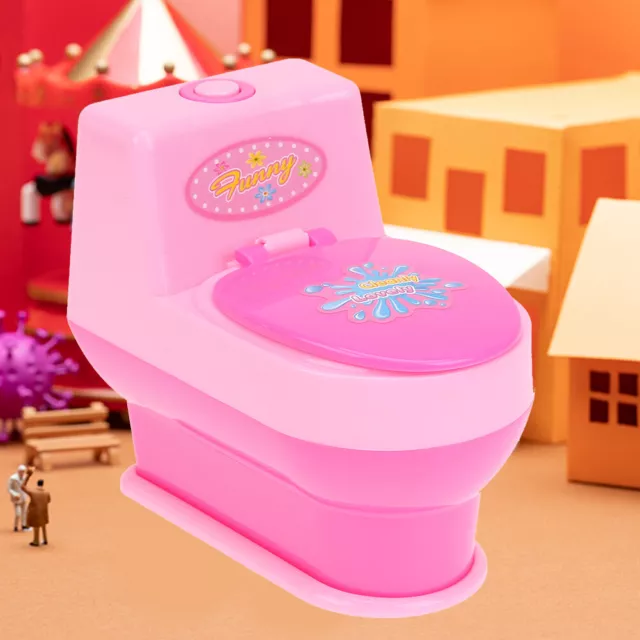 Toilet Mini Simulation Kitchen Toys Kids Children Pretend Play House Toy