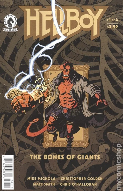 Hellboy The Bones of Giants #1 VG 2021 Stock Image Low Grade