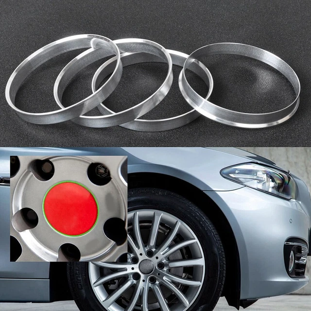 Anelli Centraci Mozzo Anelli Centrici Corsa Alluminio Centrato Set Argento