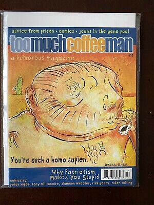 Too Much Coffee Man #14 Adhesive Comics 8.0 VF (2002)