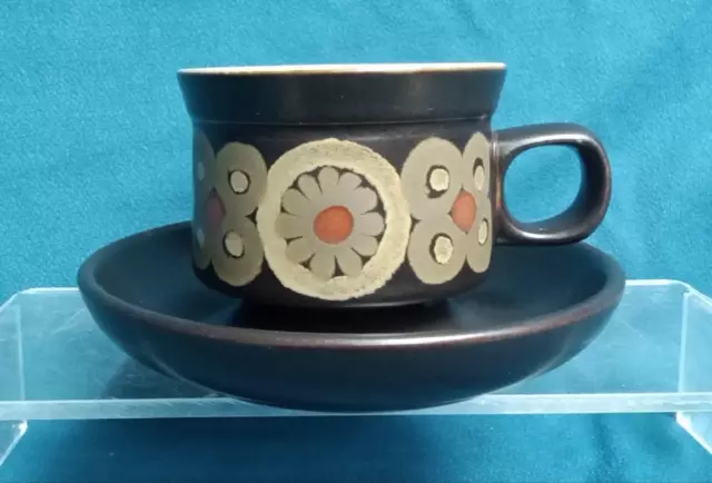 Denby Arabesque Tea Cup and Saucer