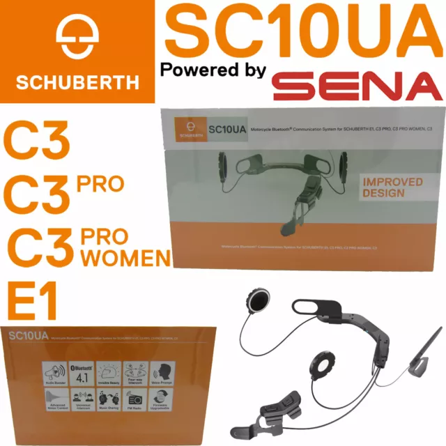 SCHUBERTH Headset SC10UA 2020 -by SENA- SC10U C3 Pro C3 C3 Lady C3 Pro Women E1 2