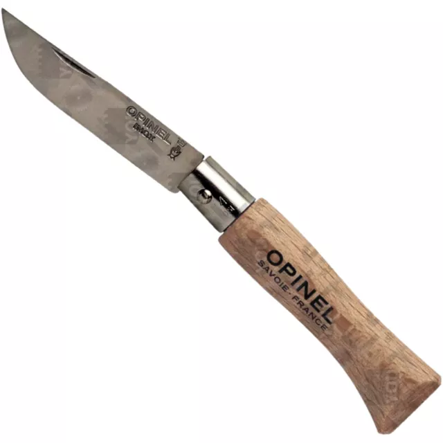 Coltello Opinel modello classico, lama in acciaio INOX, ghiera semplice