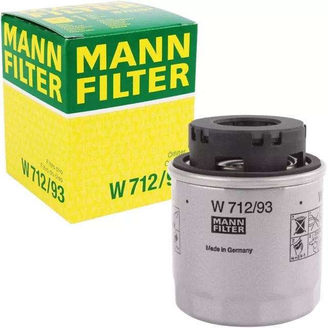 MANN ÖLFILTER 1.4 TSI + 5 LITER 5W-30 MOTORÖL MANNOL ENERGY für VW 502 505.00 2