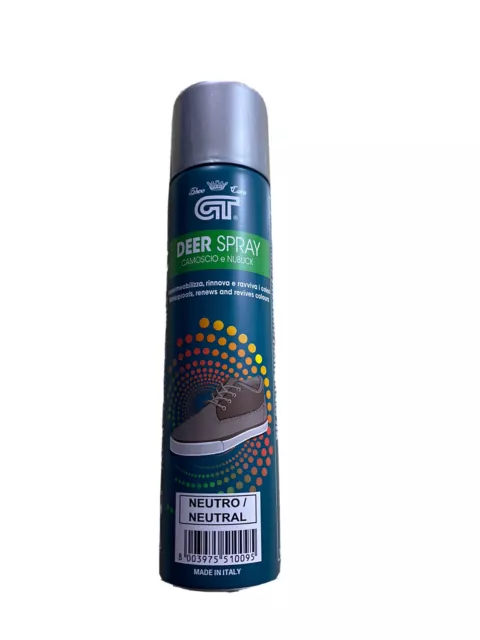 Spray Ravvivante Impermeabilizzante Per Scarpe E Accessori In Camoscio E Pelle.