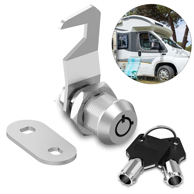 Childproof Your Drawer with Chrome Plated Cam Lock and Keys (67 characters)