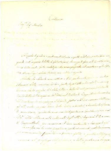1846 MESSINA Lite tra marchese Angelo FRANGIPANE PETROSO e famiglia LELLA