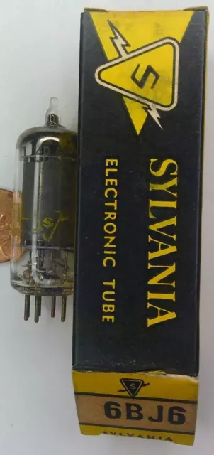 6BJ6 NOS vacuum tube Sylvania pentode