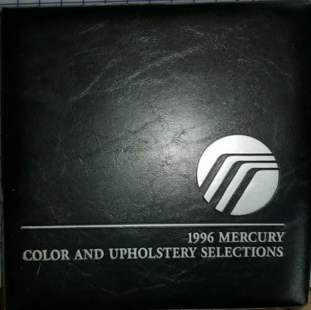 1996 Mercury Color and Trim Upholstery Selections Dealer Album Book