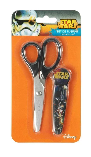 Star Wars Schere mit Scherenschutz Sicherheitsschere Kinderschere Bastelschere