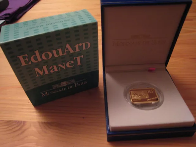 100€ or Edouard Manet etat neuf rare 500 ex