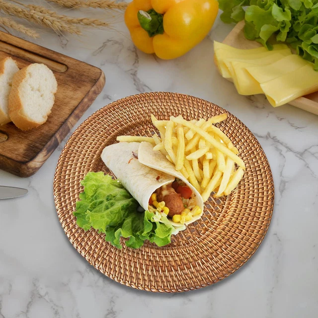 BTOSEP Cesto Di Frutta Intrecciato A Mano - Cesto Di Frutta In Rete Con