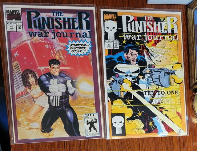 The Punisher Comic Book Lot Of 9 War Journal Armory Magazine Annual Euro-Trip