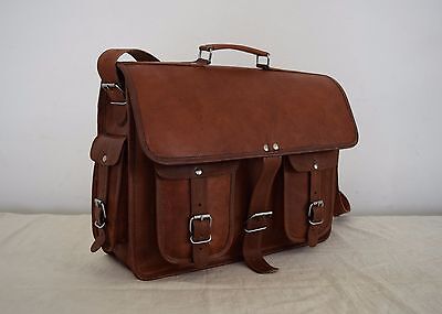 bag women vintage Leather backpak school book travel laptop handbag shoulder