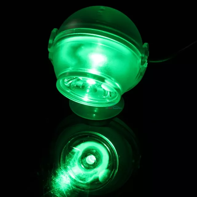 Green Submersible Diving Mini LED Spotlight Aquarium Fish Tank Fresh/Salt water
