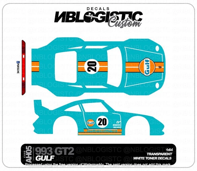 Don Tassell's 'Plum Crazy' Dodge Slot Car Decals - 1/64 HO Scale