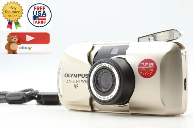 N MINT] OLYMPUS μ mju Zoom 140 VF Point & Shoot 35mm Film Camera