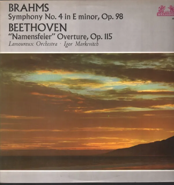 Igor Markevitch / La - Brahms - Symphony No. 4 In E Minor Op. 98 / Be - G326z