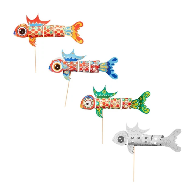 Koi Fish Lantern DIY Lantern Making Material Package for Spring Festival