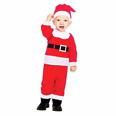 Bambino Del Bambino Santa Suit Natale Festa Costume Bambini Ragazze Festive