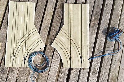 AMS FALLER AMS HO Lot D’une Paire D’aiguillage Double Voie Double Slot Car 