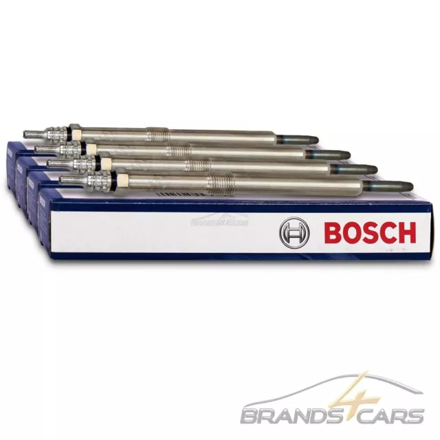 4x BOSCH GLÜHKERZE FÜR NISSAN INTERSTAR PRIMASTAR OPEL MOVANO VIVARO RENAULT dCi