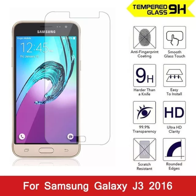 Hard Gorilla Tempered Glass Screen Protector  for Samsung Galaxy J3 2016 SM-J320