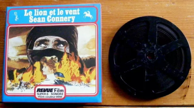 Film super 8 sonore "Le lion et le vent" avec Sean Connery