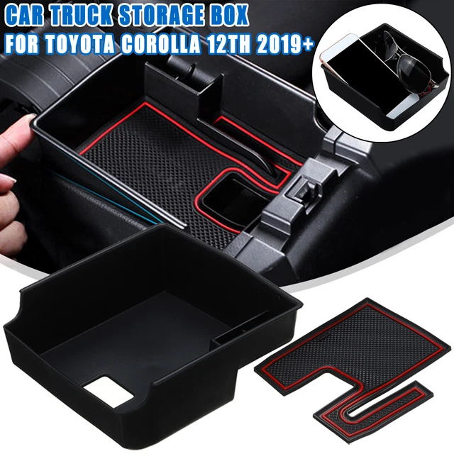 Car Armrest Console Central Storage Box Organizer Tray For Toyota Corolla 2019+