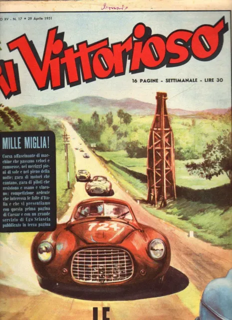 [Atp] Vittorioso Originale Anno 1951 Numero 17