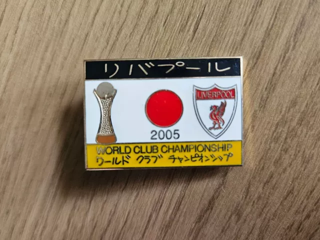 Rare Liverpool Sao Paulo FIFA World Club Championship 2005 Enamel Pin Badge