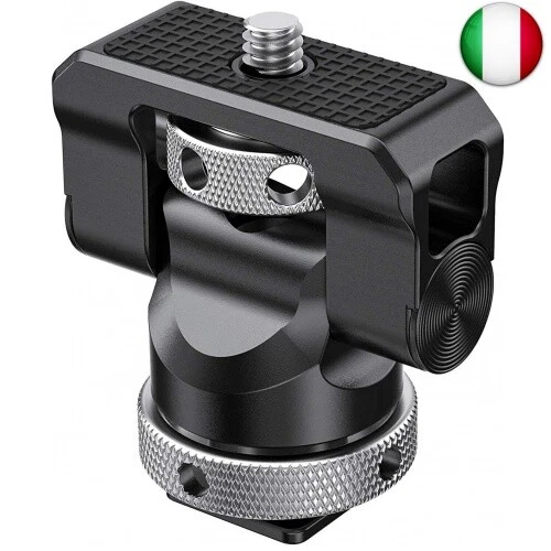 Telecamera Con Monitor SmallRig Supporto Monitor Telecamera 3809B - Girevole 360°, Inclinabile, Slitta Freddo Smallrig 4815 - 9