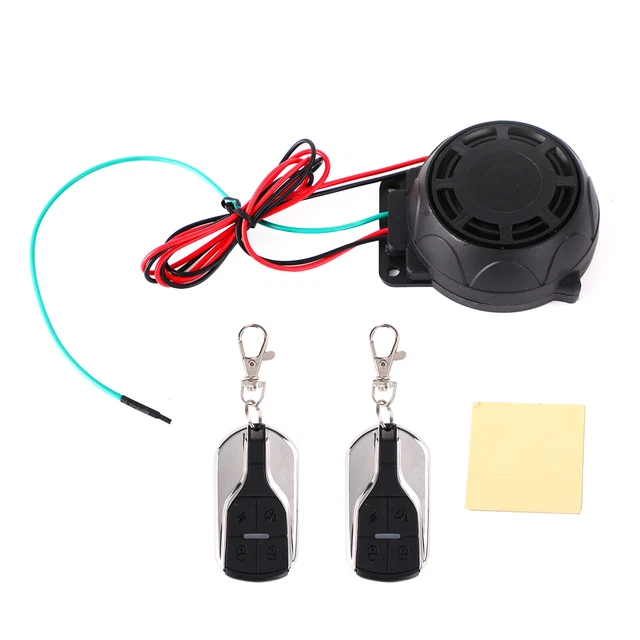 12V Anti Theft Security Rc Alarm System Vibration S3etector For Motorcycle