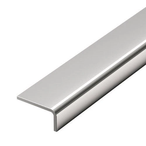 N. 4 PROFILI ANGOLARE paraspigolo IN ACCIAIO INOX 35x15mm H.1000mm sp 1.5 EUR 42,00 - PicClick IT