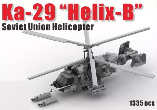 Russian Kamov Ka-29 Helix-B helicopter moc blocks Russia chopper aircraft plane