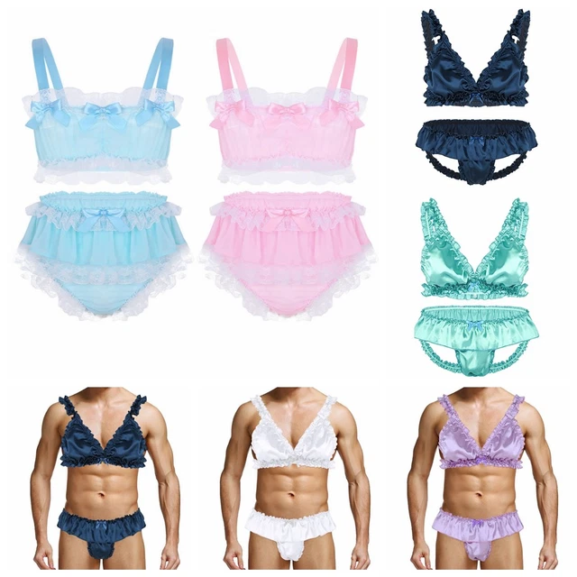 SEXY SISSY LINGERIE Bralette Top Skirted Petticoated Panties Ladyboy Underwear EUR 11,28 - PicClick FR SEXY SISSY LINGERIE Bralette Top Skirted Petticoated Panties Ladyboy Underwear EUR 11,28 - PicClick FR