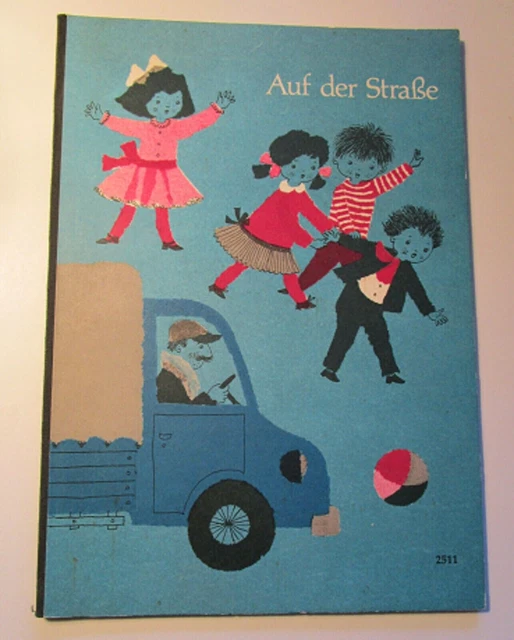 Leseheft HL Pappband AUF DER STRAßE Klett Verlag 1967 Top Zustand