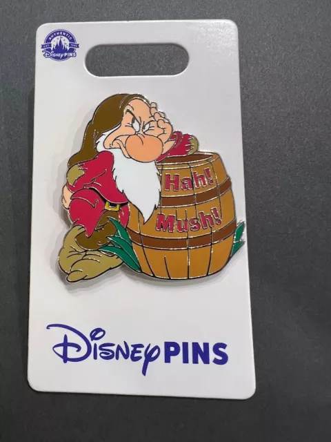 Disney Parks Grumpy Snow White & Seven Dwarfs Hah! Mush! 2024 Pin Open Edition