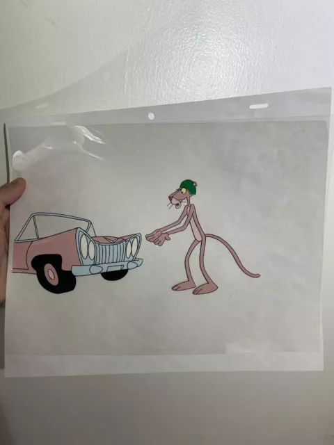 Original Pink Panther Production Cel Cartoon Network Nickelodeon