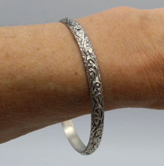 Bracelet Ancien En Argent D'Afrique Du Nord – Bijou Ethnique Vintage – Occasion