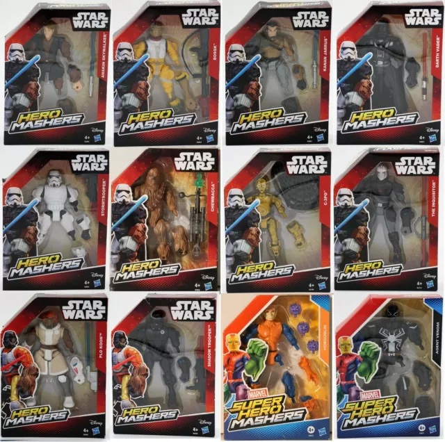 Hero Mashers-Hasbro Auswahl: Star Wars,Marvel Super Hero