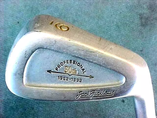 JACK NICKLAUS PROFESSIONAL 30th 1962-1992 Golf Club Forged RH 9 Iron w ...