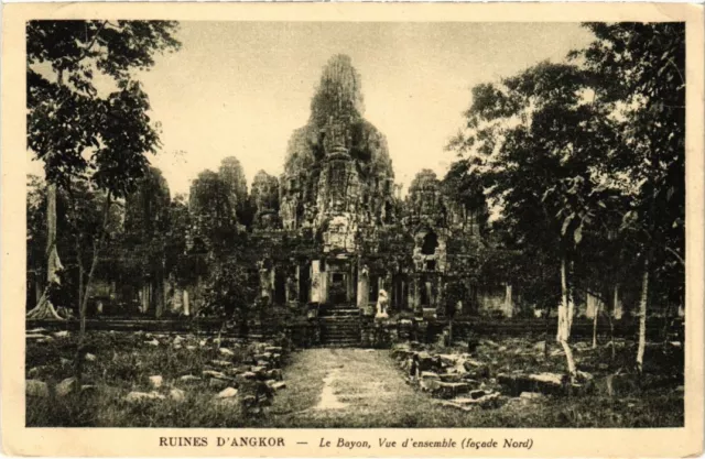 CPA AK Cambodia Le Bayon, Overview INDOCHINA (1283628)