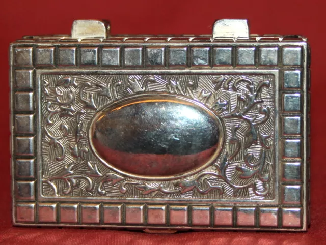 Vintage Small Ornate Metal Box