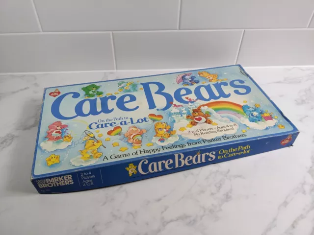 Vintage Care Bears Family Board Game Ages 4-8 Players 2-4 Retro Classic