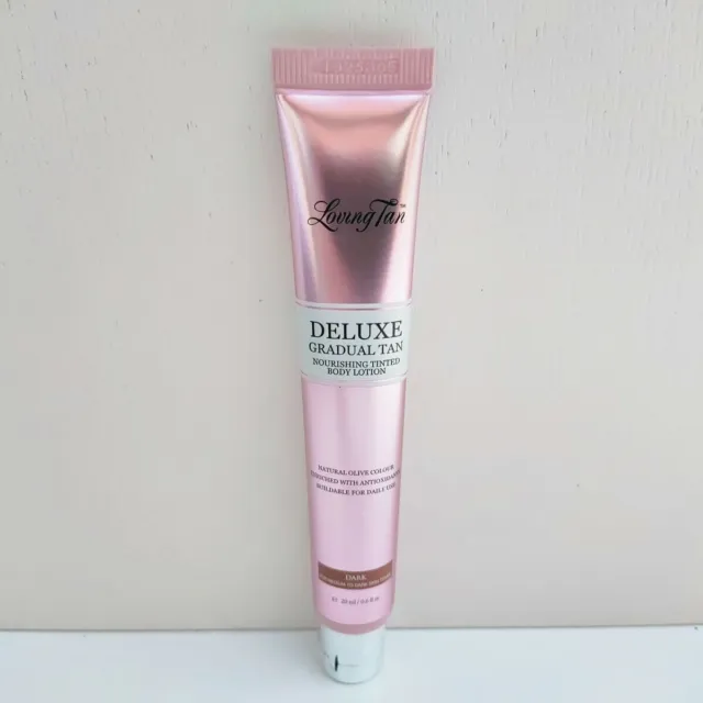 Loving Tan Deluxe Gradual Tan, #Dark, 20ml, Brand New! BODY LOTION