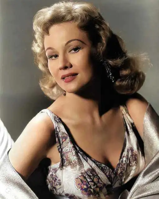 Virginia Mayo 8x10 RARE COLOR Photo 606