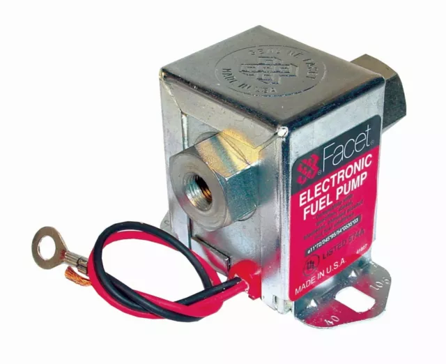 FACET Low Pressure Fuel Pump Road 40104 1.5-4psi Electric Weber Carb Dellorto