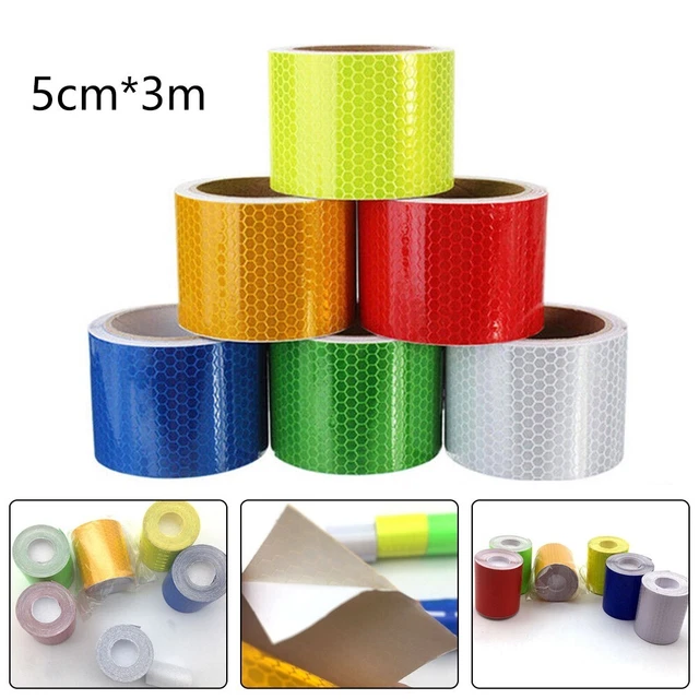 Maximize Safety with Reflective Bicycle Safety Tape Easy Application and Use
